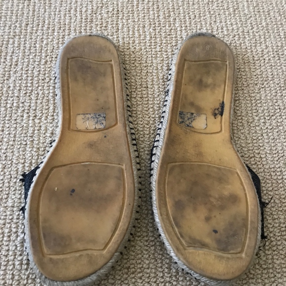 Black Slide Sandals, Size 8-9 - Picture 2 of 2